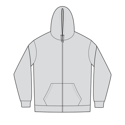 Men's Re-Fleece™ Full-Zip Hoodie — Lightweight Recycled Fleece Zip-Up