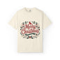 Festive Cardinal Wreath Christmas T-Shirt — Merry Christmas Holiday Tee